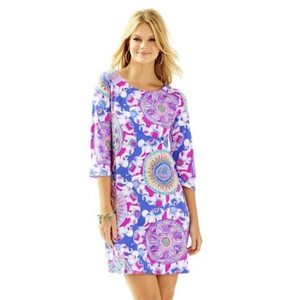 Lilly Pulitzer Bay Dress in Play That Trunky Music. Size XL